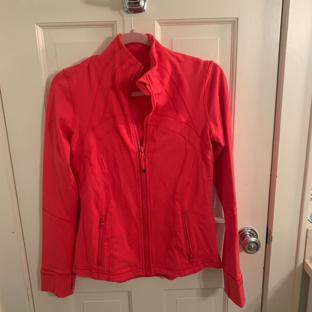 Neon Pink LuluLemon Define Jacket